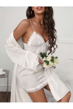 SATEN SABAHLIK GECELİK 2Lİ TAKIM