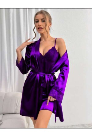 SATEN SABAHLIK GECELİK 2Lİ TAKIM